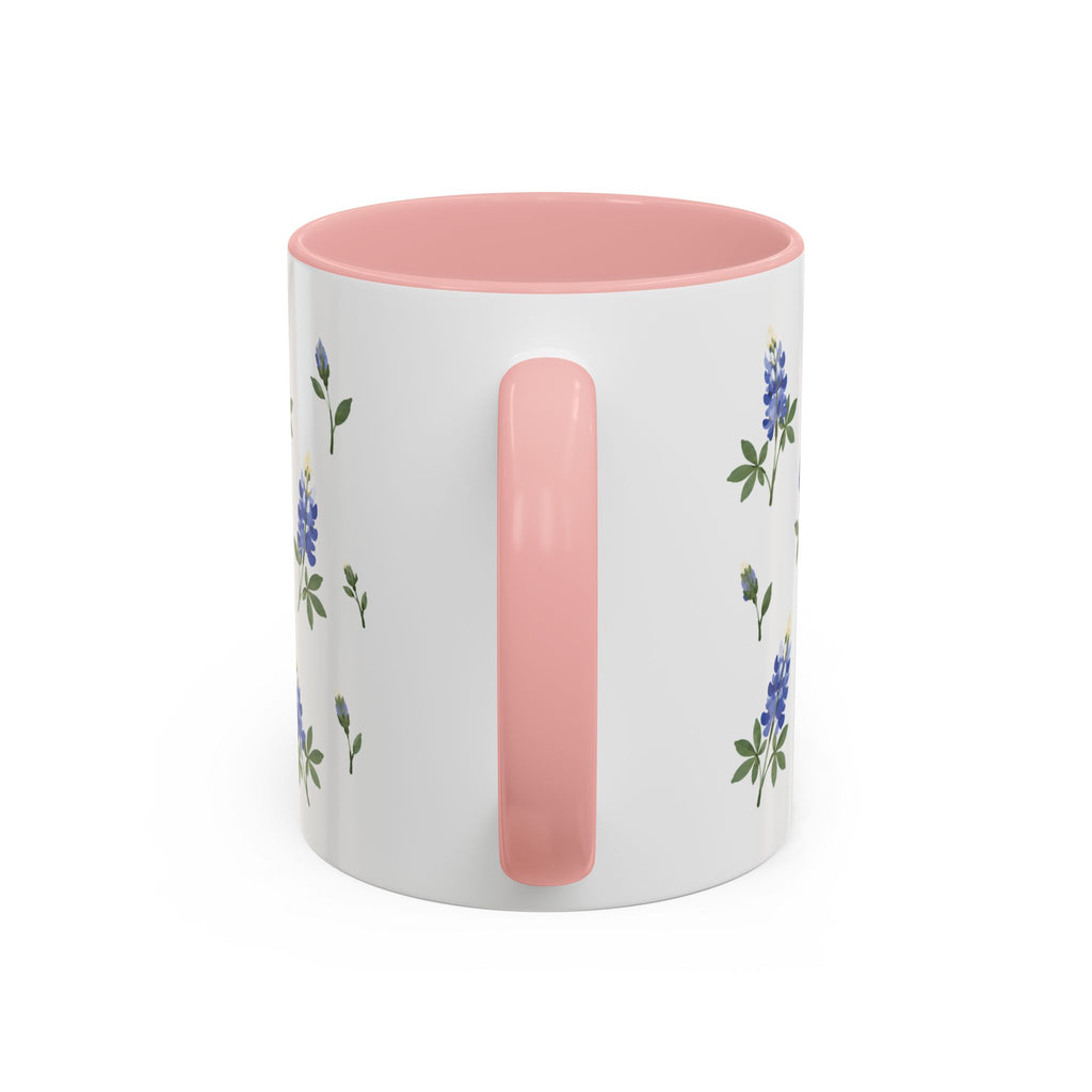 Texas Bluebonnet Mug, State Flower Floral Coffee Cup, 11oz Botanical Gift