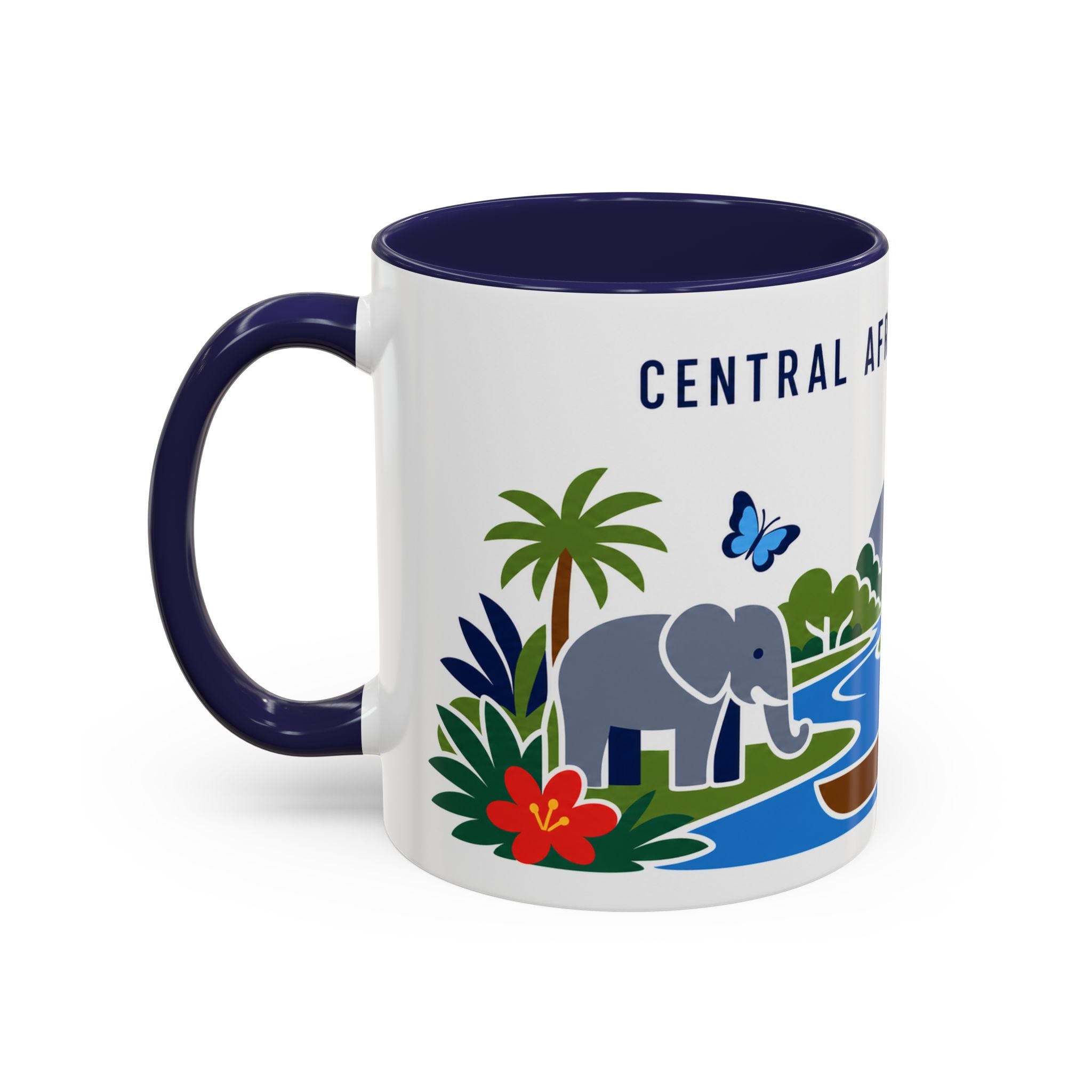 Central African Republic Coffee Mug | Travel Souvenir Accent Mug | Country Gift Ceramic Cup 11oz 15oz