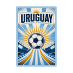 Uruguay Soccer Fan Art Poster | Matte Vertical Poster | World Cup 2026 Wall Decor