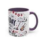 Canada Day Coffee Mug | Canadian Pride Gift | Accent Color Ceramic 11oz 15oz