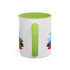 Faroe Islands Coffee Mug | Travel Destination Souvenir Gift | Accent Color Ceramic 11oz 15oz