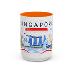 Singapore Coffee Mug | Travel Souvenir Accent Mug | Country Gift Ceramic Cup 11oz 15oz
