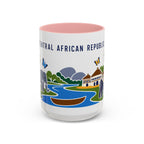 Central African Republic Coffee Mug | Travel Souvenir Accent Mug | Country Gift Ceramic Cup 11oz 15oz