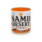 Namib Desert Coffee Mug | Travel Destination Souvenir Gift | Accent Color Ceramic 11oz 15oz