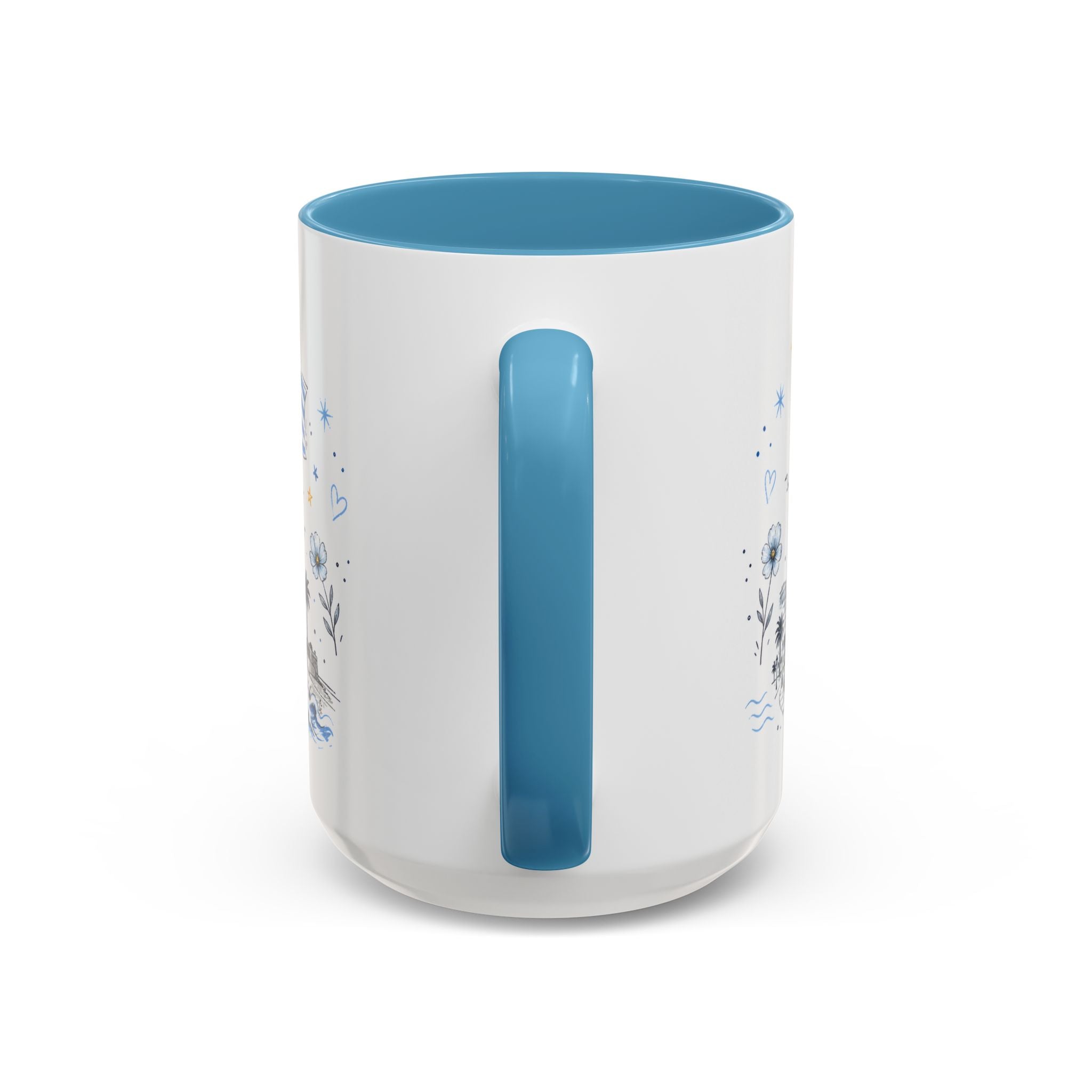 Uruguay Soccer Coffee Mug | World Cup Fan Gift | Accent Color Ceramic 11oz 15oz Match Day Cup
