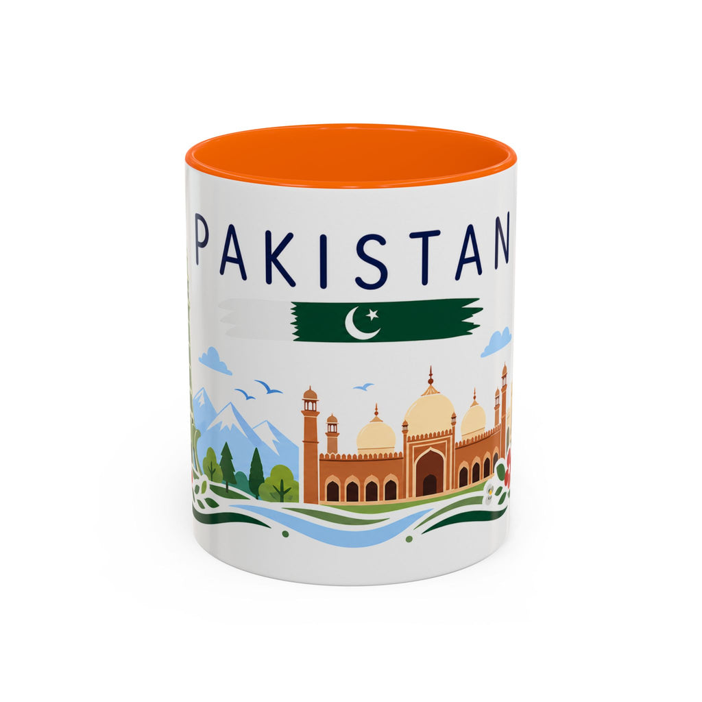 Pakistan Coffee Mug | Travel Souvenir Accent Mug | Country Gift Ceramic Cup 11oz 15oz