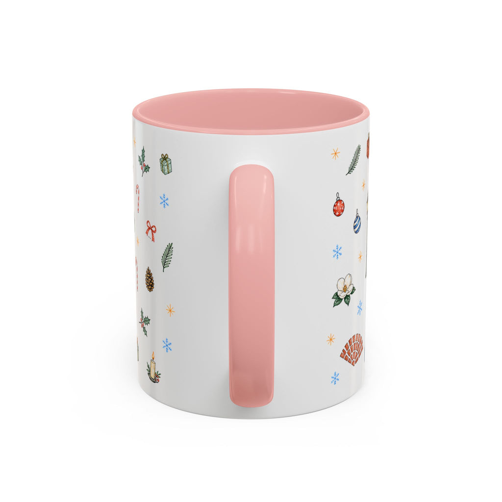 Savannah Christmas Mug | Watercolor City Souvenir, Travel Memories Cup