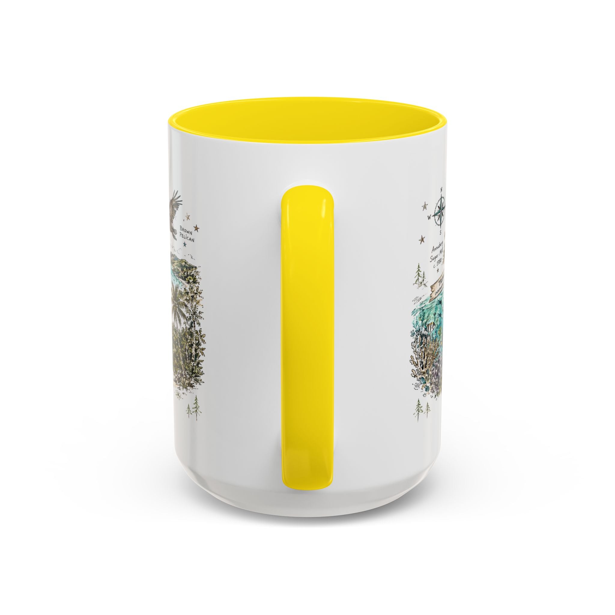 Virgin Islands National Park Coffee Mug | Caribbean Beach Snorkeling Reef Gift | Accent Color Ceramic 11oz 15oz