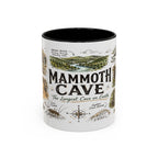 Mammoth Cave National Park Coffee Mug | Kentucky Cave Exploration Hiking Gift | Accent Color Ceramic 11oz 15oz