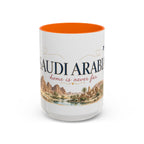 Saudi Arabia Home Country Mug | Moving Away Gift | Long Distance Friendship | 11 oz 15 oz Accent Mug