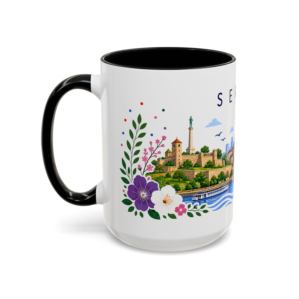 Serbia Coffee Mug | Travel Souvenir Accent Mug | Place Gift Ceramic Cup 11oz 15oz