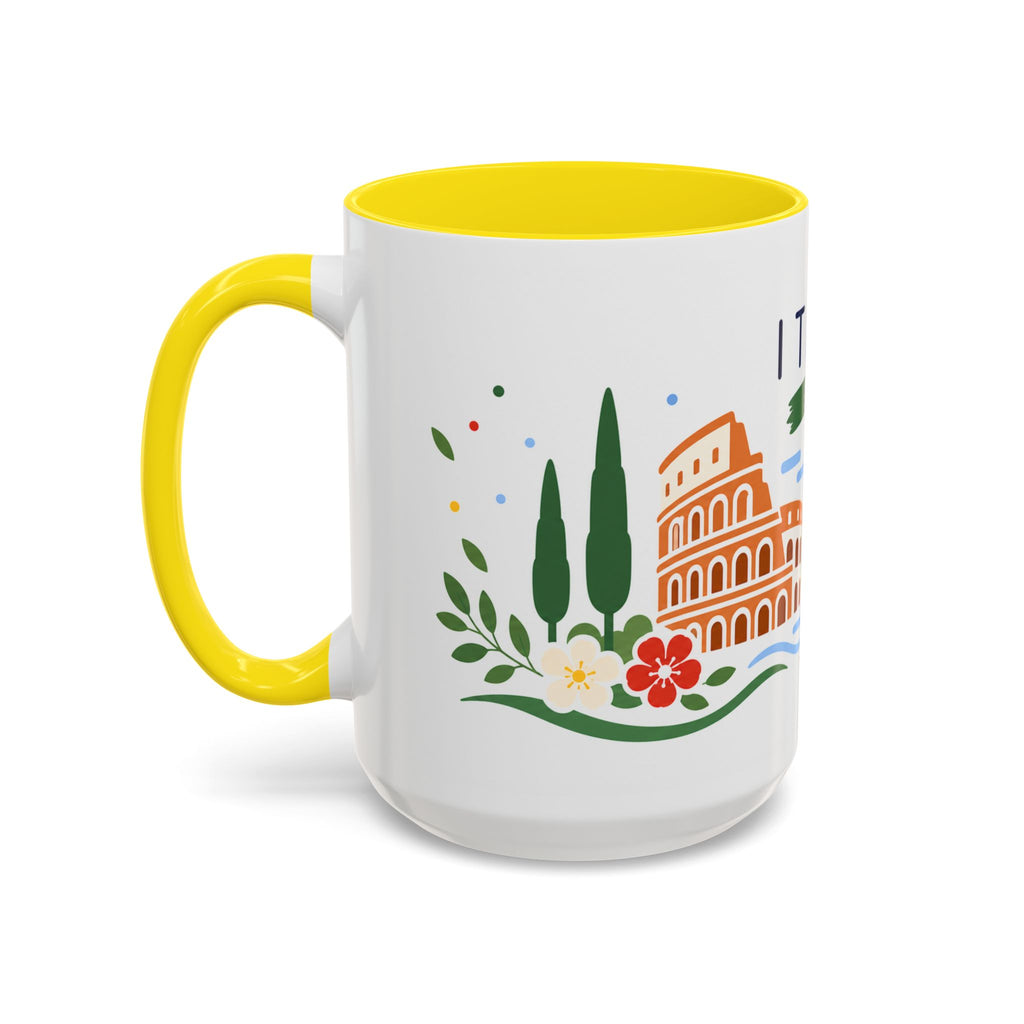 Italy Coffee Mug | Travel Souvenir Accent Mug | Country Gift Ceramic Cup 11oz 15oz