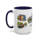 Richmond Illustrated Travel Mug | City Souvenir Accent Coffee Mug | 11oz 15oz Ceramic Cup