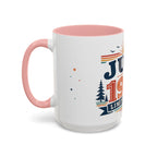 Custom Retro Birthday Mug | Personalized Month Year Gift (11oz 15oz)