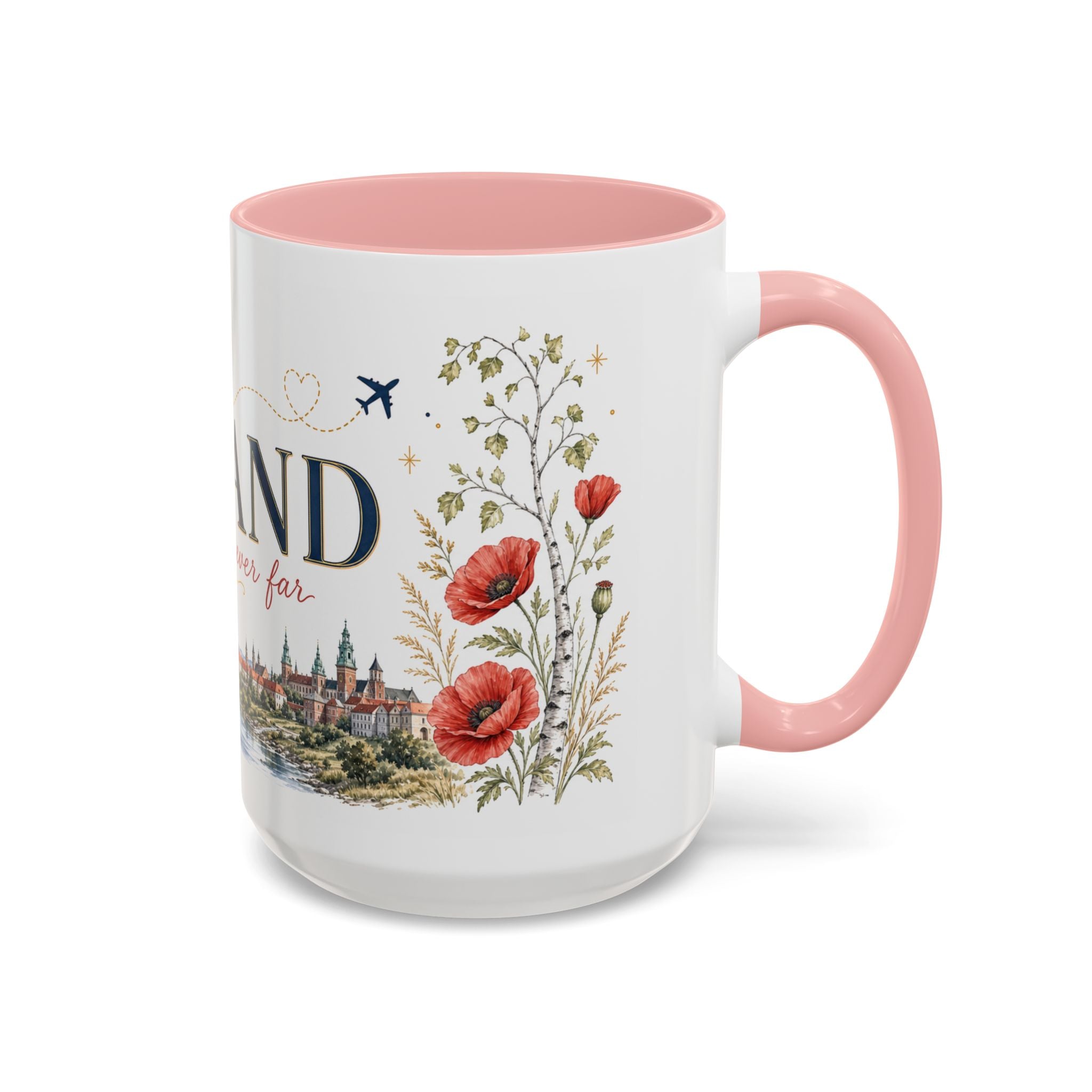 Poland Home Country Mug | Moving Away Gift | Long Distance Friendship | 11 oz 15 oz Accent Mug