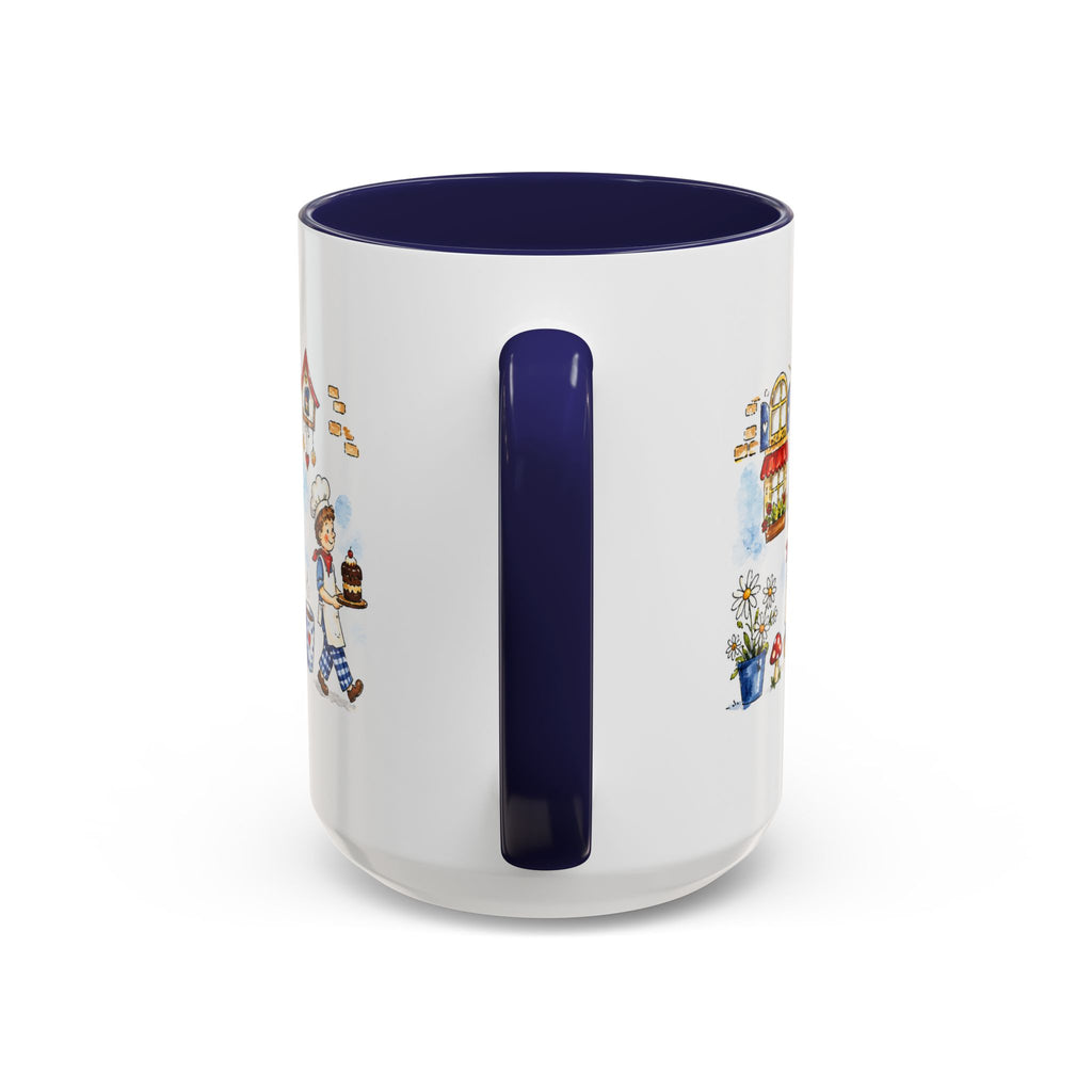 Cozy Bakery Village Mug | Storybook Pastry Accent Coffee Mug | EveryLegend