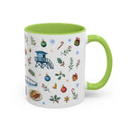 San Diego Christmas Mug | Watercolor City Souvenir, Holiday Travel Gift (11oz/15oz)