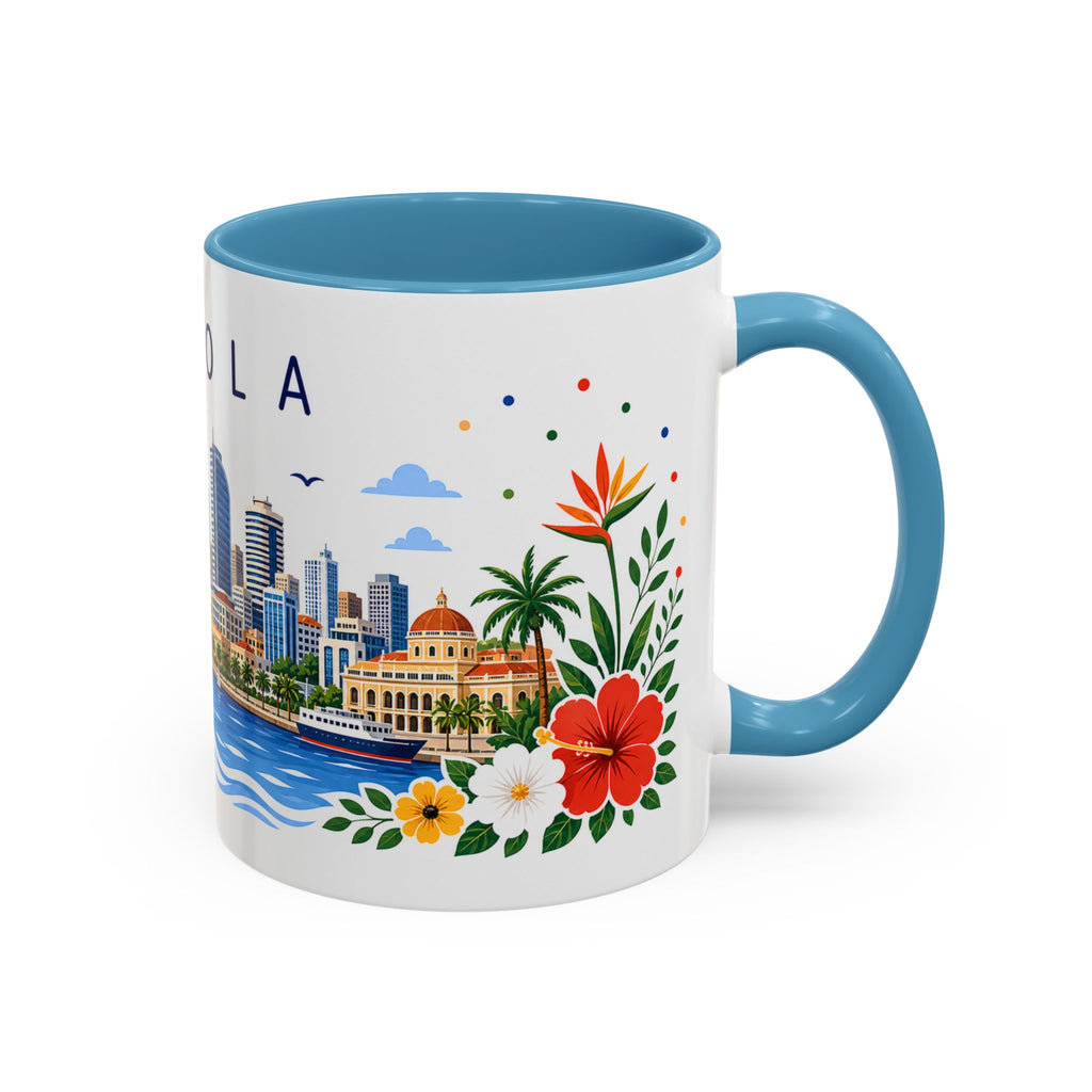 Angola Coffee Mug | Travel Souvenir Accent Mug | Place Gift Ceramic Cup 11oz 15oz