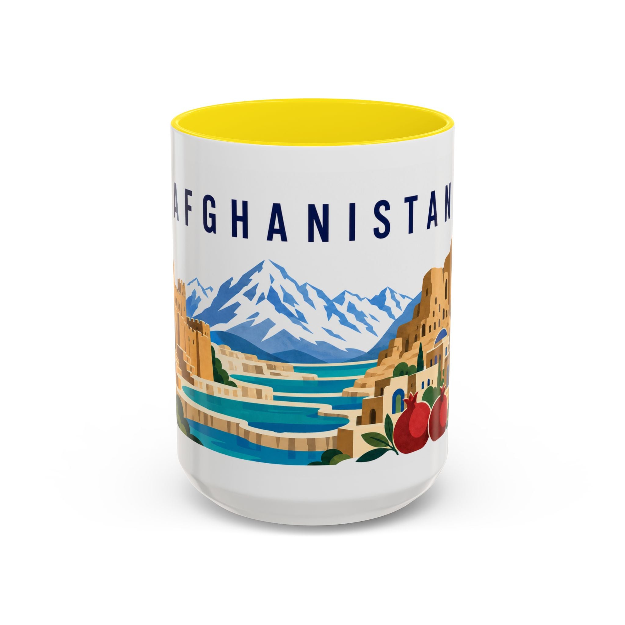 Afghanistan Coffee Mug | Travel Souvenir Accent Mug | Country Gift Ceramic Cup 11oz 15oz