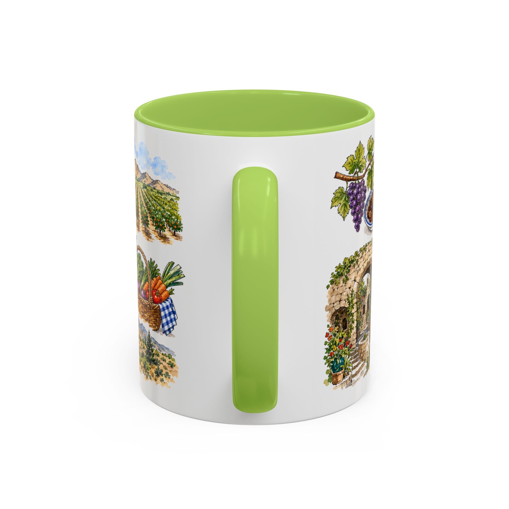 Fresno Illustrated Travel Mug | City Souvenir Accent Coffee Mug | 11oz 15oz Ceramic Cup