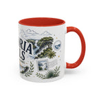 Victoria Falls Coffee Mug | Travel Destination Souvenir Gift | Accent Color Ceramic 11oz 15oz