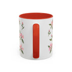 Washington Coast rhododendron Mug, State Flower Floral Coffee Cup, 11oz Botanical Gift