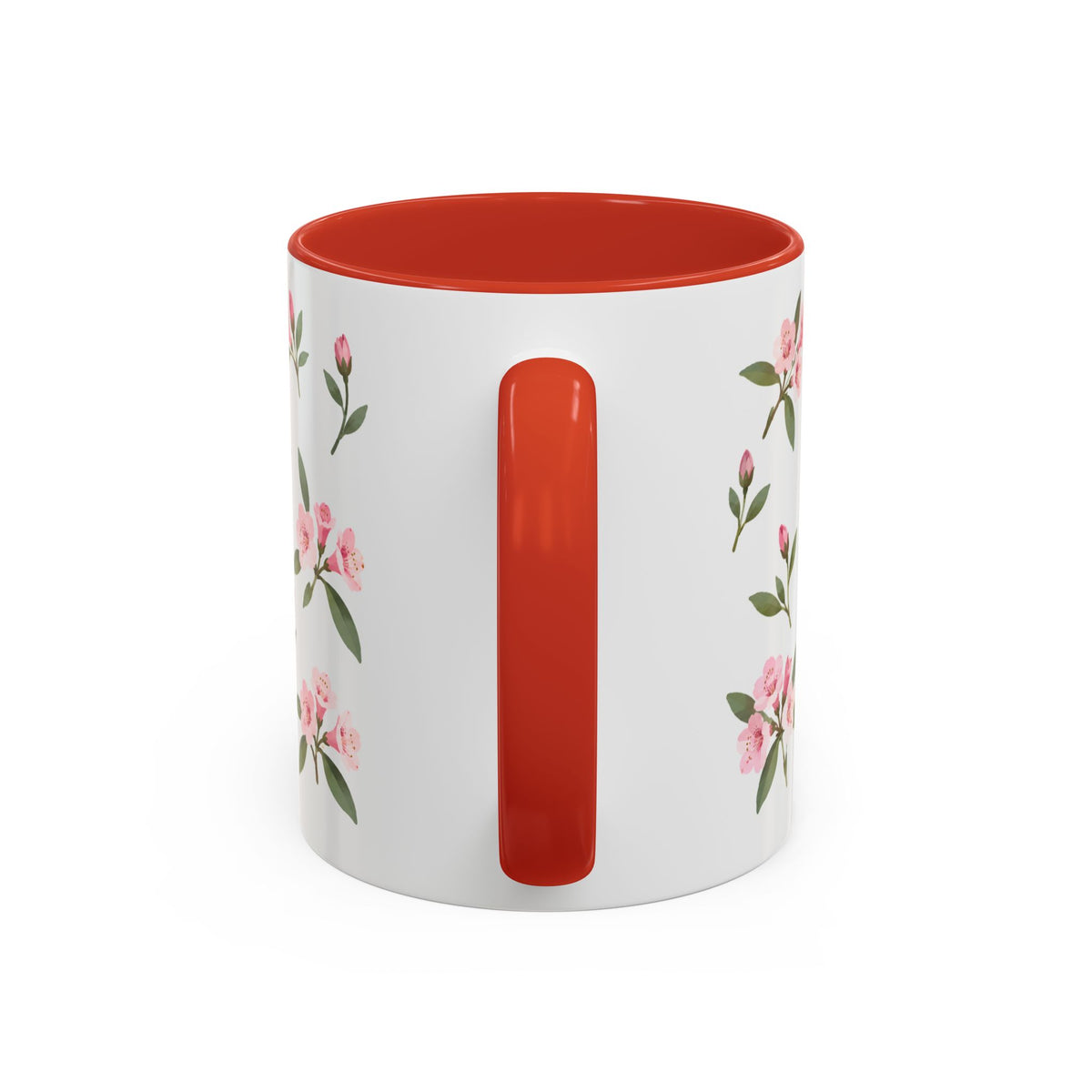 Washington Coast rhododendron Mug, State Flower Floral Coffee Cup, 11oz Botanical Gift