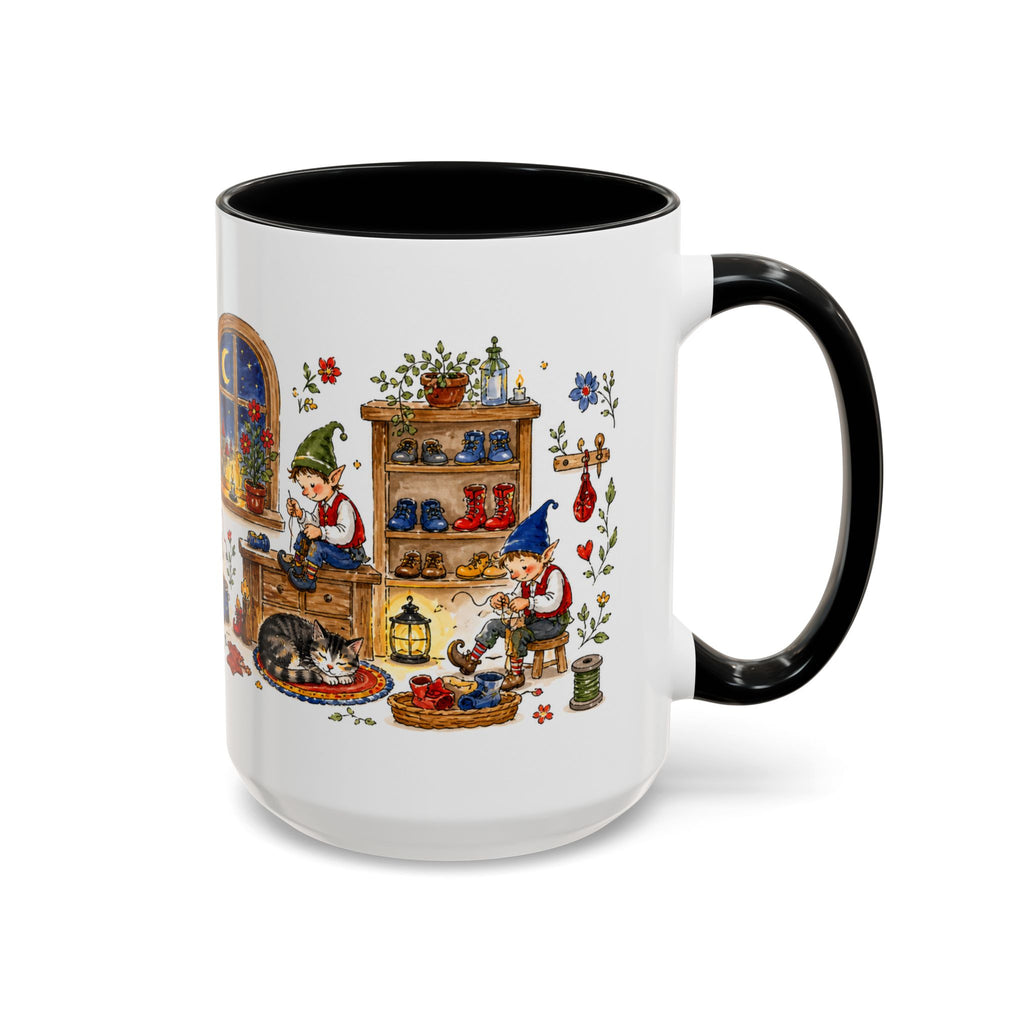 Elves and the Shoemaker Mug | Storybook Accent Coffee Mug | EveryLegend