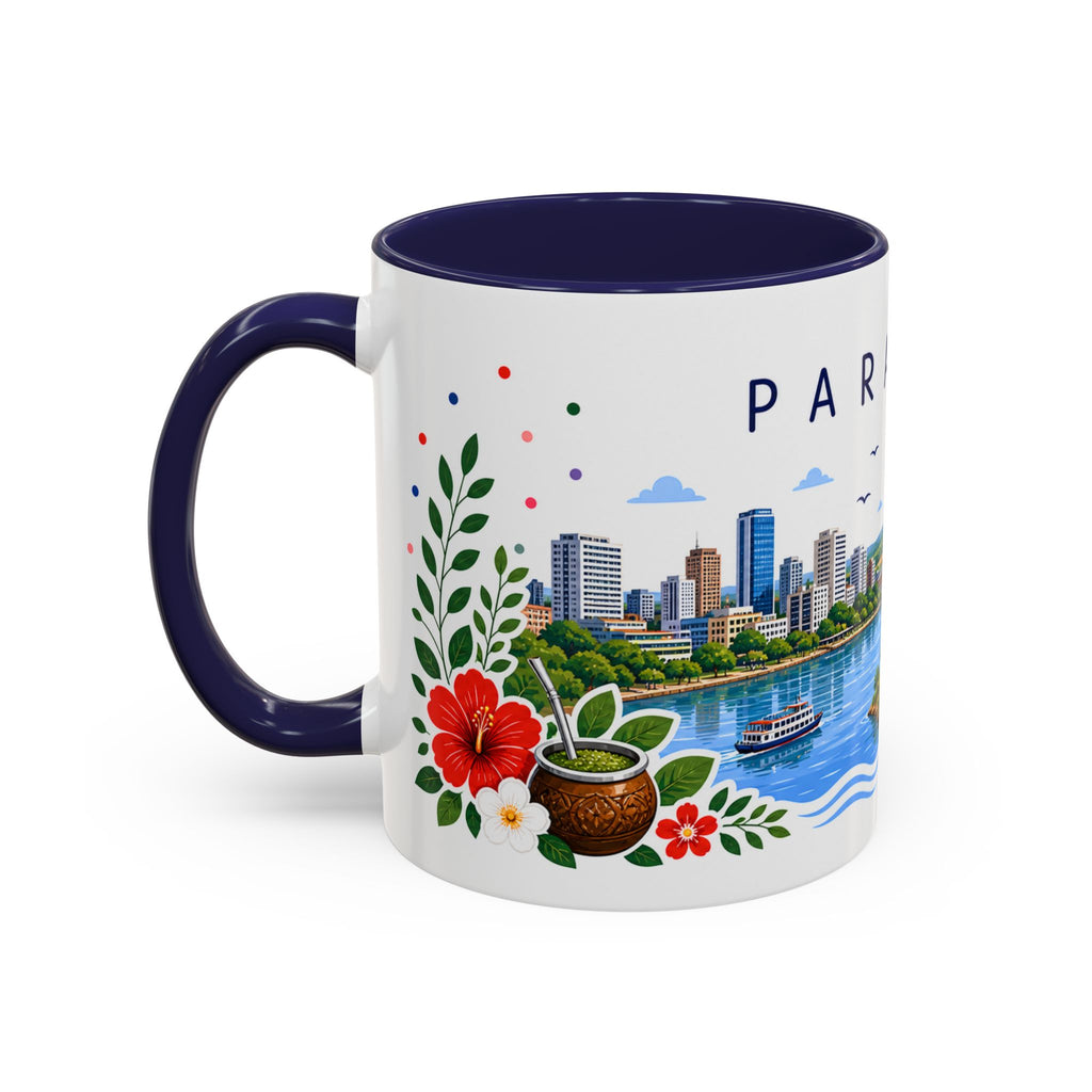 Paraguay Coffee Mug | Travel Souvenir Accent Mug | Place Gift Ceramic Cup 11oz 15oz