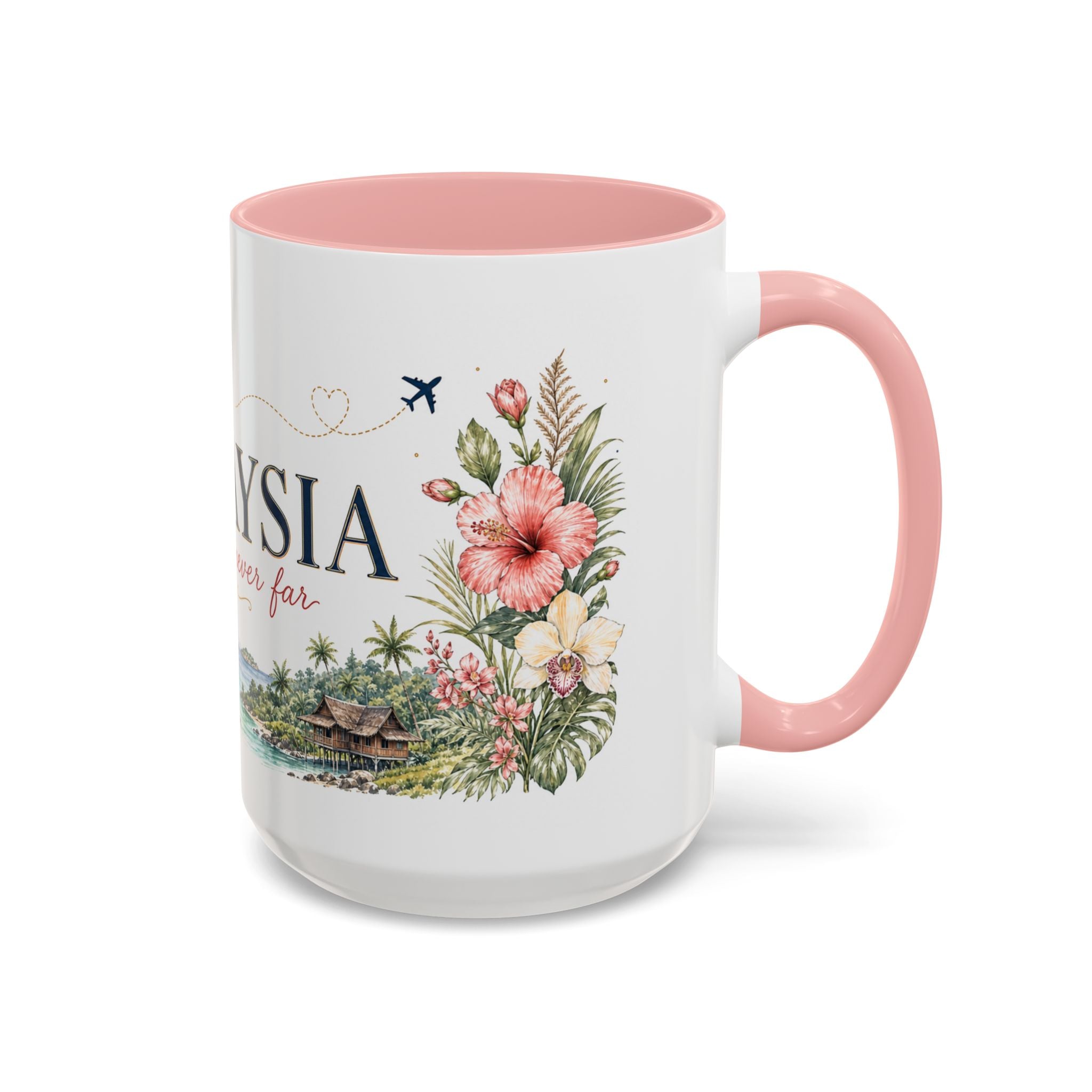Malaysia Home Country Mug | Moving Away Gift | Long Distance Friendship | 11 oz 15 oz Accent Mug