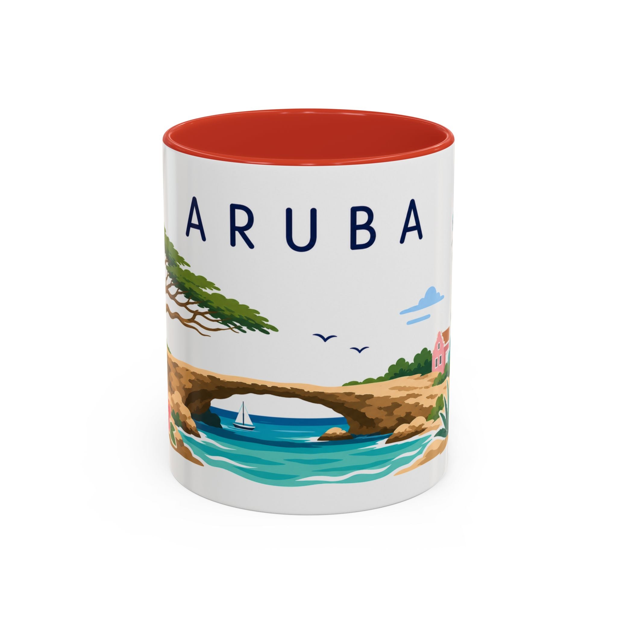 Aruba Coffee Mug | Travel Souvenir Accent Mug | Country Gift Ceramic Cup 11oz 15oz