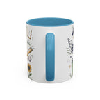 Coach Best Dad On The Field Coffee Mug | Father's Day Gift for Dad | Accent Color Ceramic 11oz 15oz