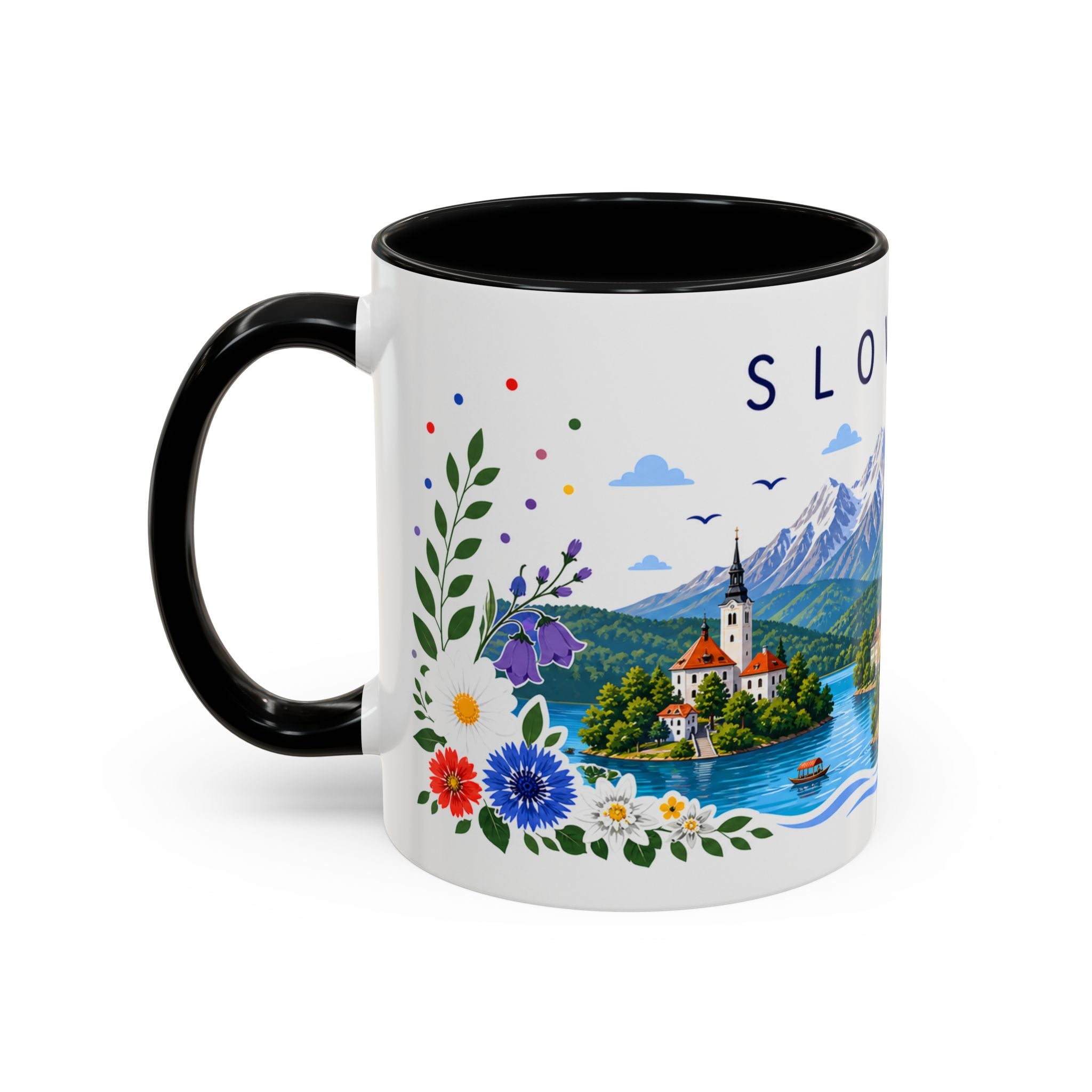 Slovenia Coffee Mug | Travel Souvenir Accent Mug | Place Gift Ceramic Cup 11oz 15oz