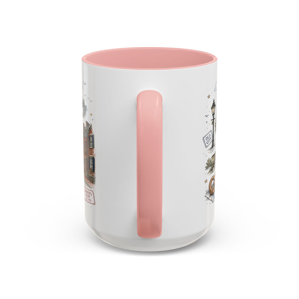 Philadelphia Coffee Mug | Pennsylvania Souvenir City Gift | Accent Color Ceramic 11oz 15oz