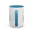 Paris Coffee Mug | France Souvenir Travel Gift | Accent Color Ceramic 11oz 15oz