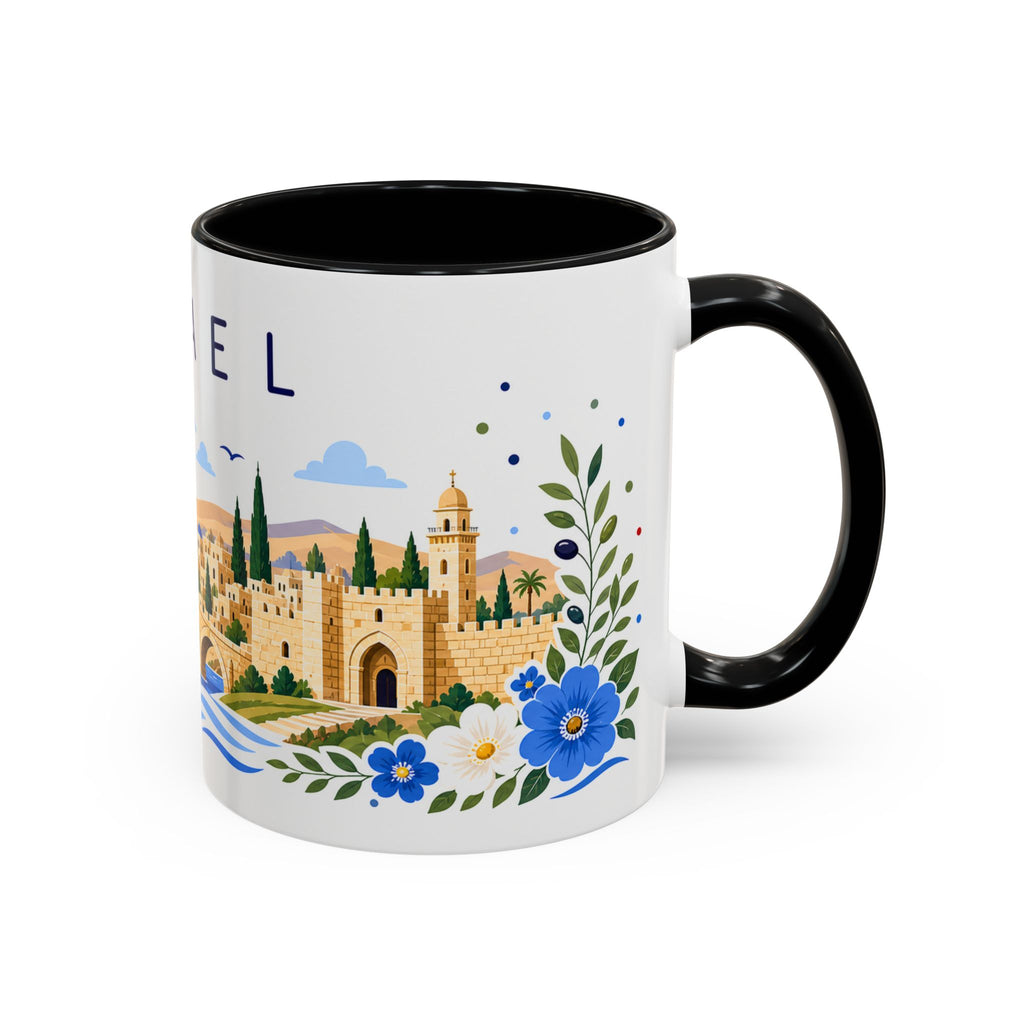 Israel Coffee Mug | Travel Souvenir Accent Mug | Place Gift Ceramic Cup 11oz 15oz