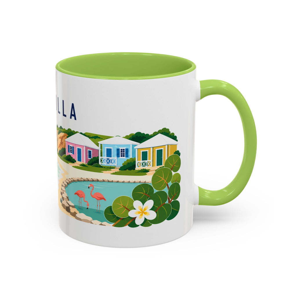 Anguilla Coffee Mug | Travel Souvenir Accent Mug | Country Gift Ceramic Cup 11oz 15oz