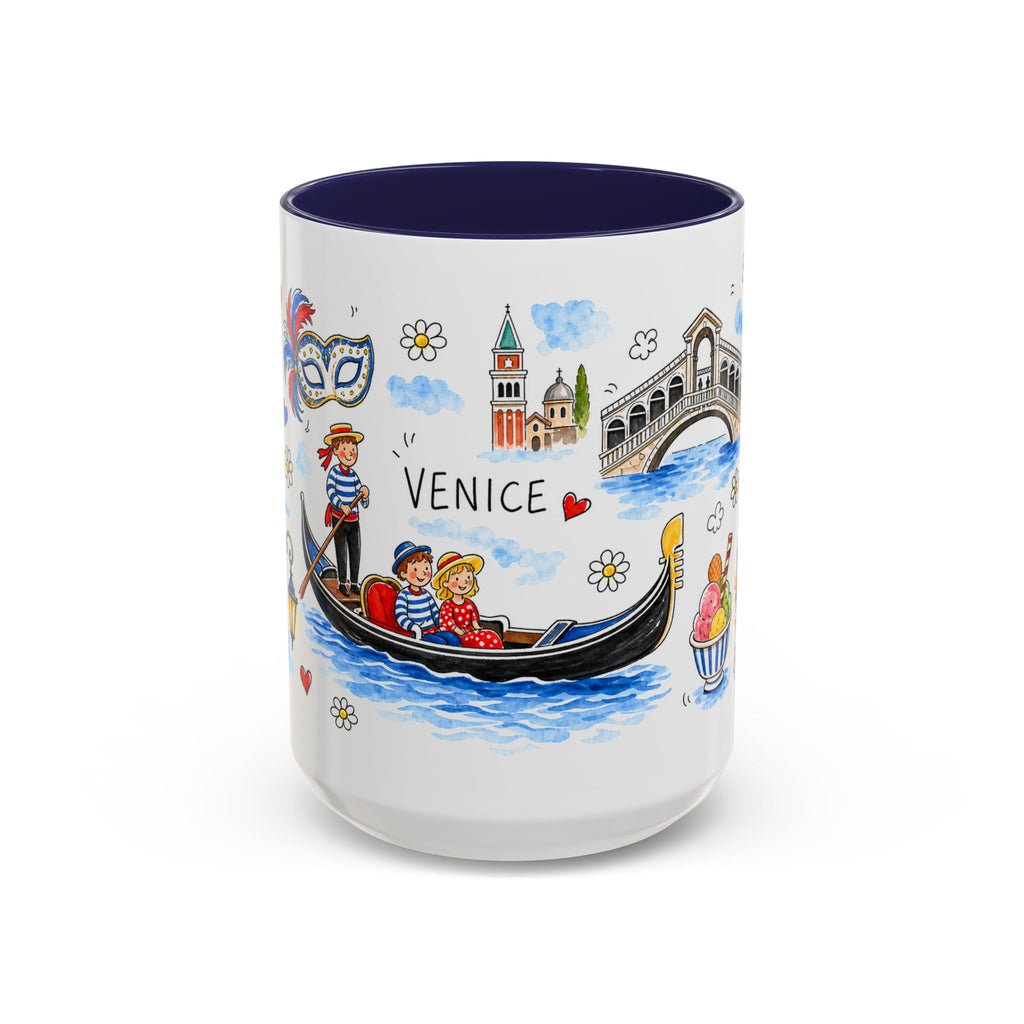 Venice Travel Mug | European City Souvenir Accent Coffee Mug | 11oz 15oz Ceramic Cup