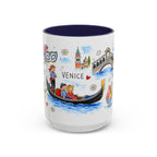 Venice Travel Mug | European City Souvenir Accent Coffee Mug | 11oz 15oz Ceramic Cup