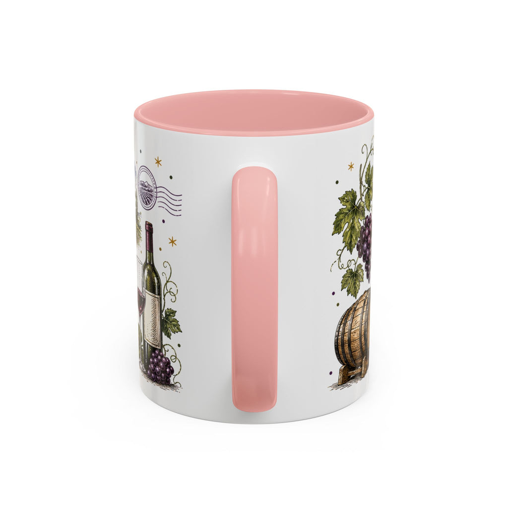 Cape Winelands Coffee Mug | Travel Destination Souvenir Gift | Accent Color Ceramic 11oz 15oz