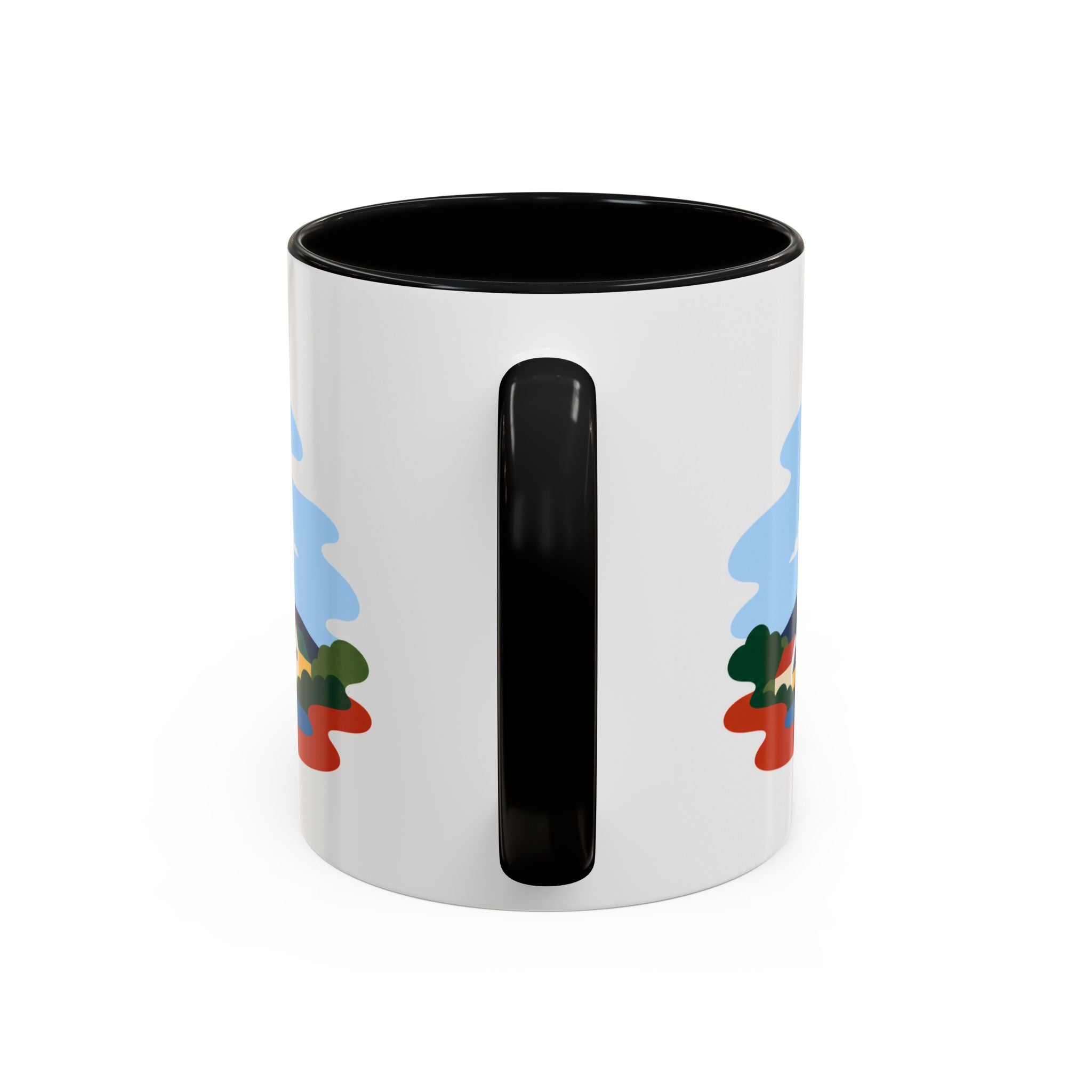 Reykjavik Coffee Mug | Travel Destination Souvenir Gift | Accent Color Ceramic 11oz 15oz