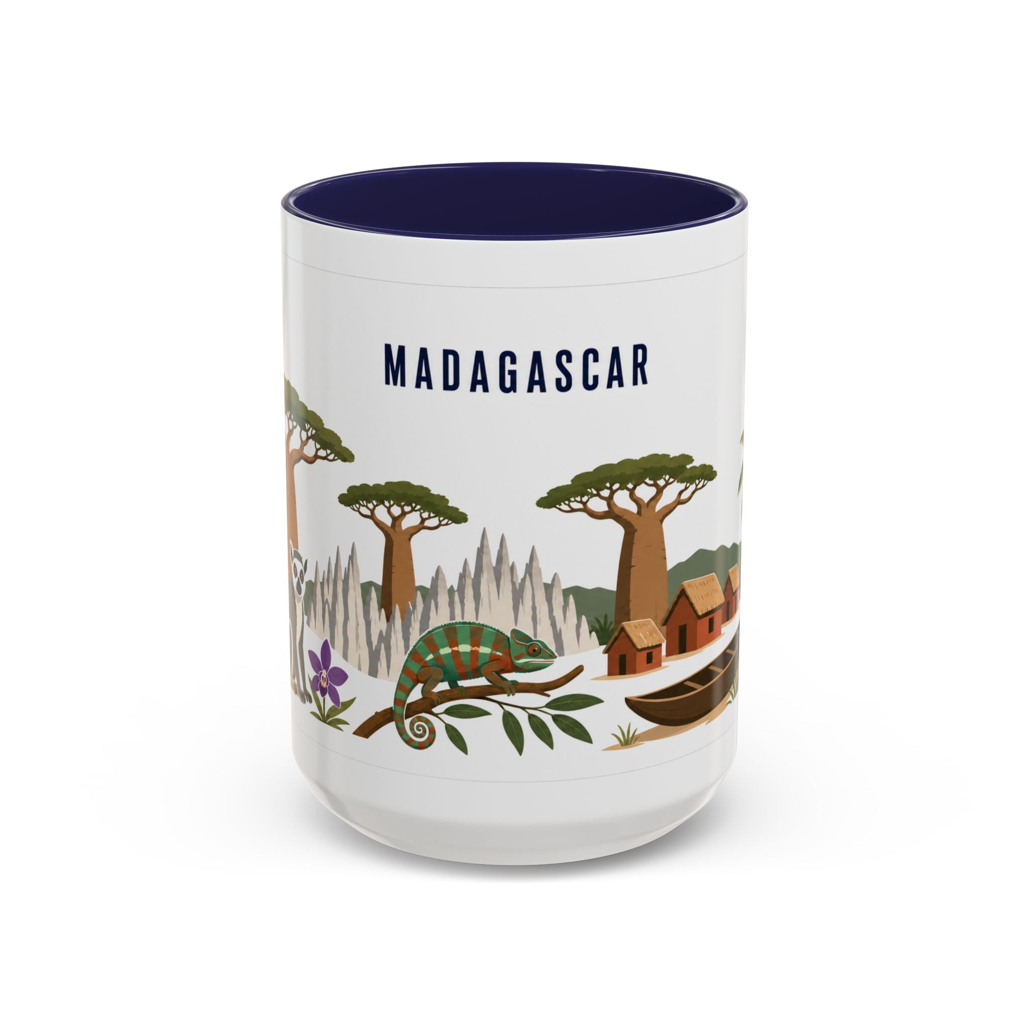 Madagascar Home Country Mug | Moving Away Gift | Long Distance Friendship | 11 oz 15 oz Accent Mug