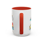 Key West Illustrated Travel Mug | City Souvenir Accent Coffee Mug | 11oz 15oz Ceramic Cup