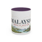 Malaysia Home Country Mug | Moving Away Gift | Long Distance Friendship | 11 oz 15 oz Accent Mug