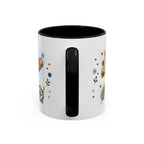 Fez Coffee Mug | Postage Stamp Collage Mug | Travel Souvenir Accent Cup 11oz 15oz