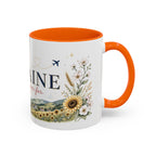 Ukraine Home Country Mug | Moving Away Gift | Long Distance Friendship | 11 oz 15 oz Accent Mug