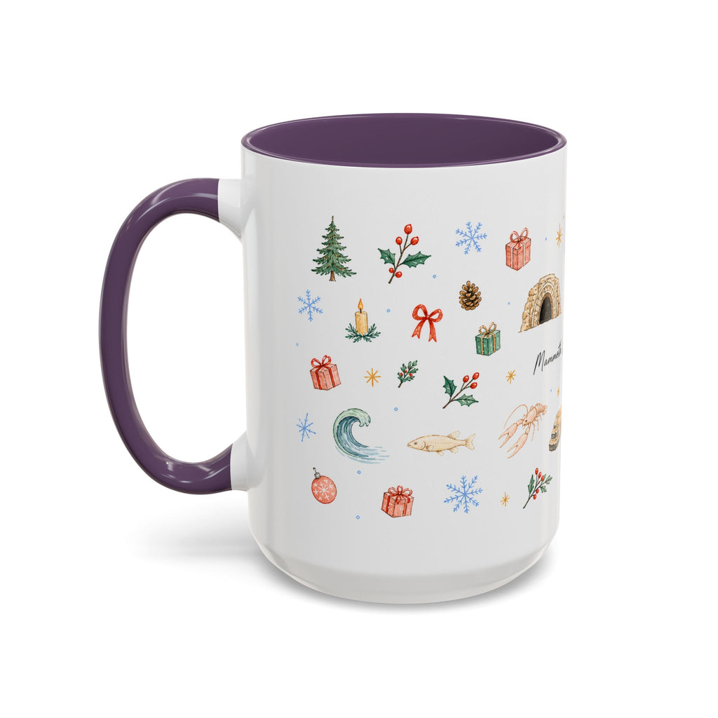 Mammoth Cave National Park Christmas Mug | Watercolor Travel Souvenir | Holiday Gift | Accent Ceramic Coffee Cup 11oz 15oz