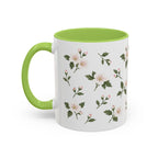Missouri Hawthorn Mug, State Flower Floral Coffee Cup, 11oz Botanical Gift