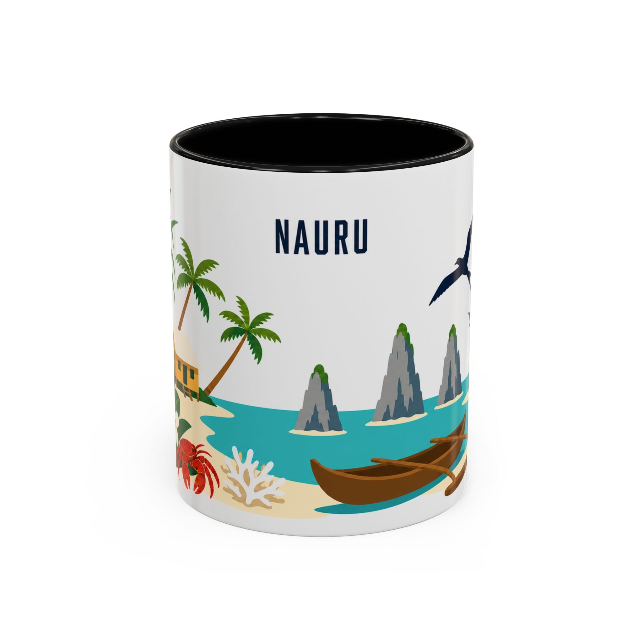 Nauru Coffee Mug | Travel Souvenir Accent Mug | Country Gift Ceramic Cup 11oz 15oz