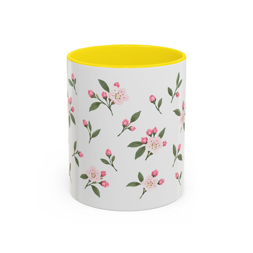 Pennsylvania Mountain Laurel Mug, State Flower Floral Coffee Cup, 11oz Botanical Gift
